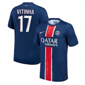 Paris Saint-Germain Vitinha #17 Hemmakläder 2024-25 Kortärmad